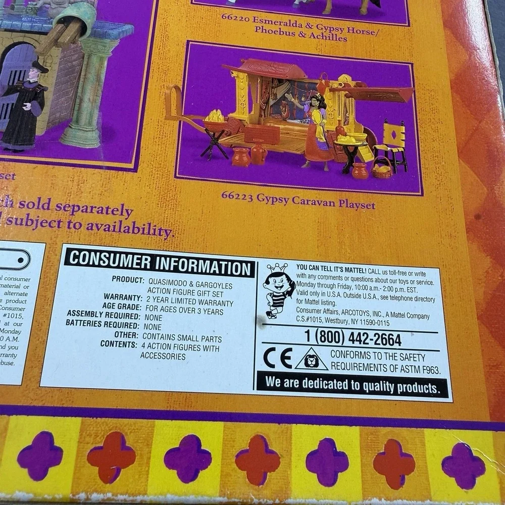 NEW! Disney's HUNCHBACK of NOTRE DAME‎ Figure Set #66221 ~ QUASIMODO & GARGOYLES